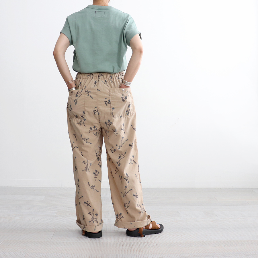 THE NORTH FACE PURPLE LABEL (ザ ノースフェイス パープルレーベル)　Polyester Linen Field  Pants(ボタニカル柄・フィールドパンツ)