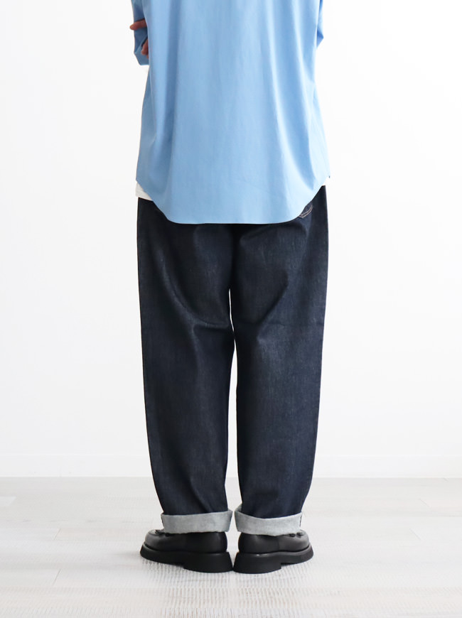 AURALEE オーラリー HARD TWIST DENIM WIDE PANTS