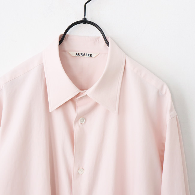 AURALEE　WASHED FINX TWILL SHIRT