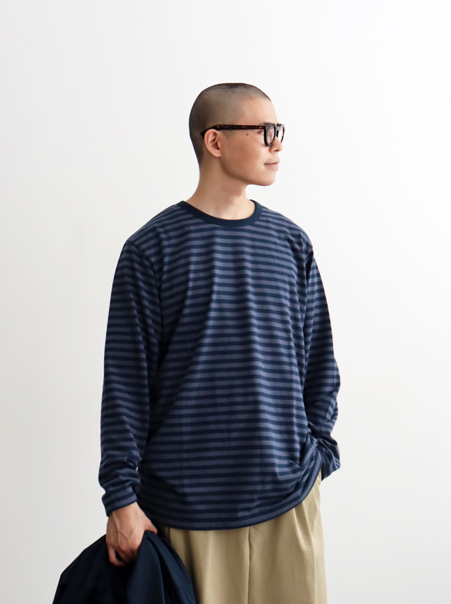 nanamica　COOLMAX St. Jersey L/S Tee