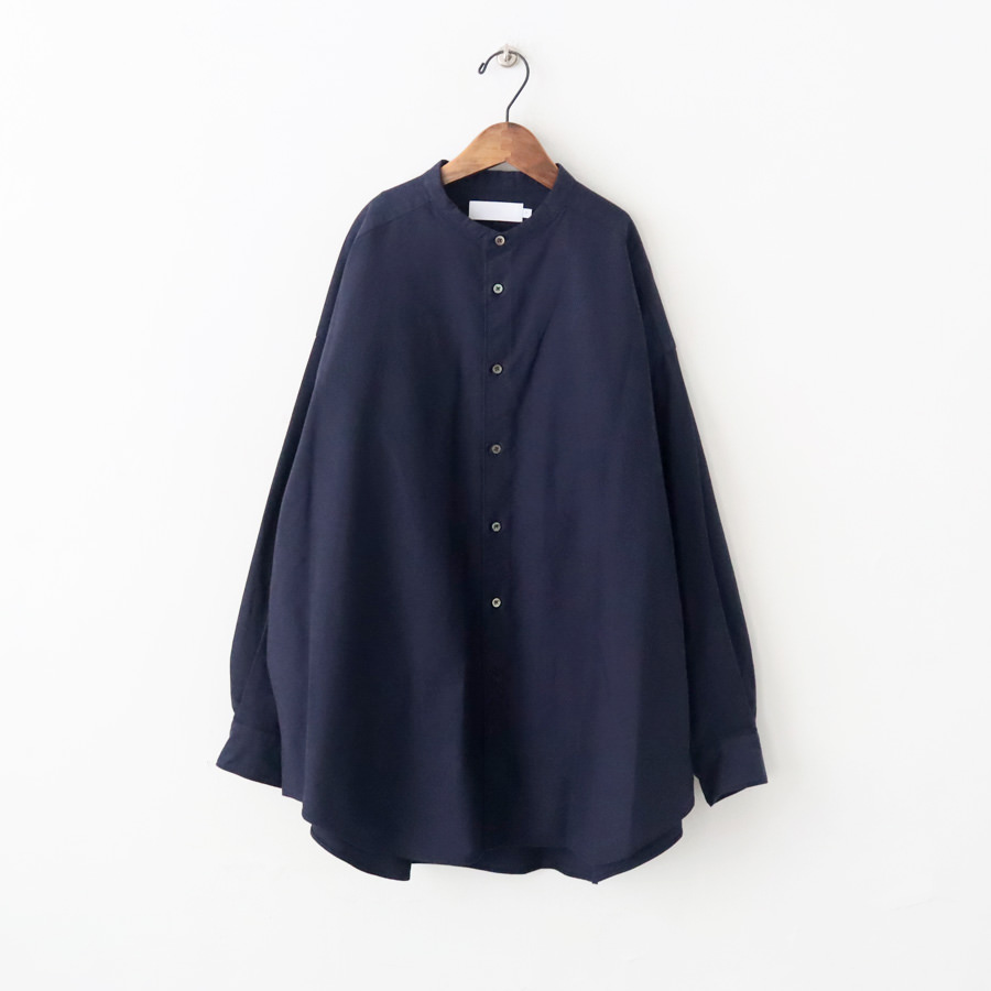 Graphpaper(グラフペーパー) Oxford Oversized Band Collar Shirt