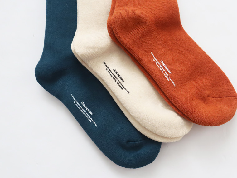 Graphpaper(グラフペーパー) 3-Pack Socks