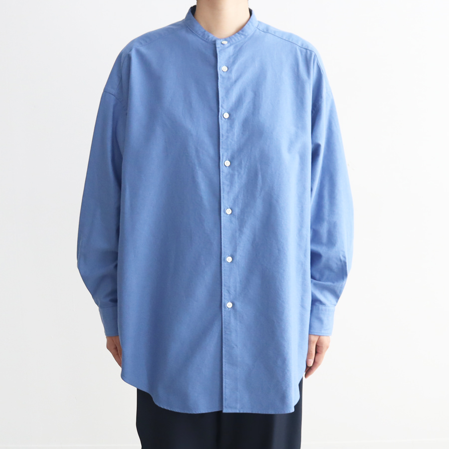 Graphpaper(グラフペーパー) Oxford Oversized Band Collar Shirt