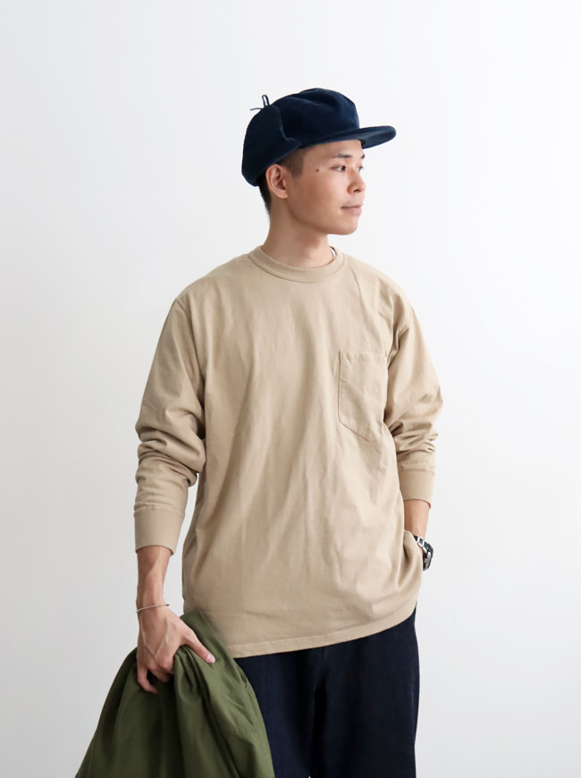 THE NORTH FACE PURPLE LABEL　7oz Long Sleeve Pocket Tee