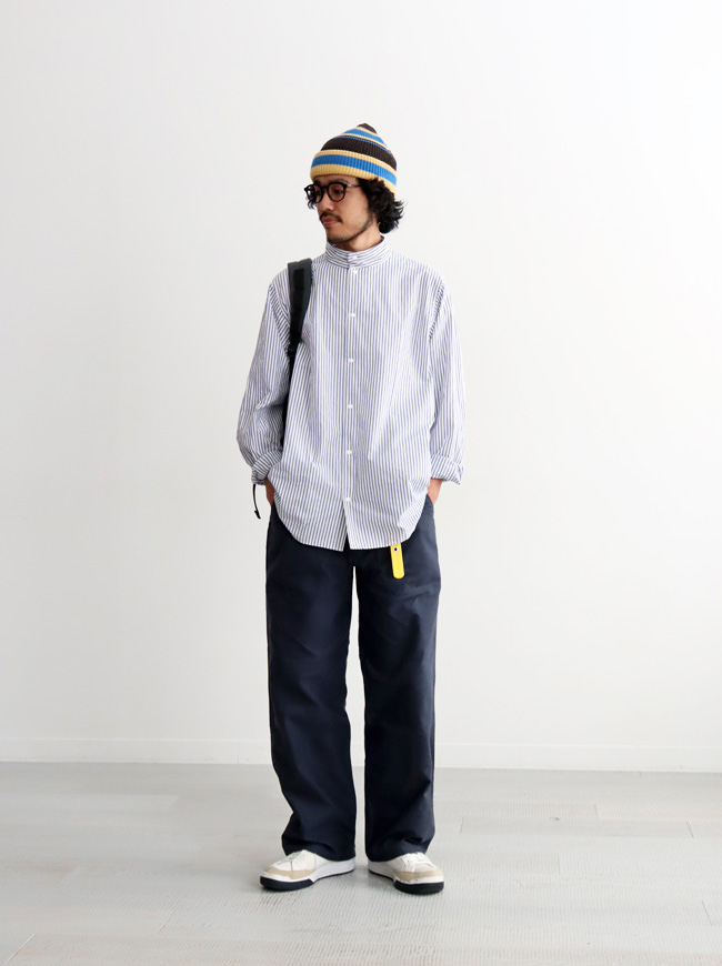 YAECA LIKE WEAR　US NAVY PANTS WIDE (23633) -ナイモノねだり