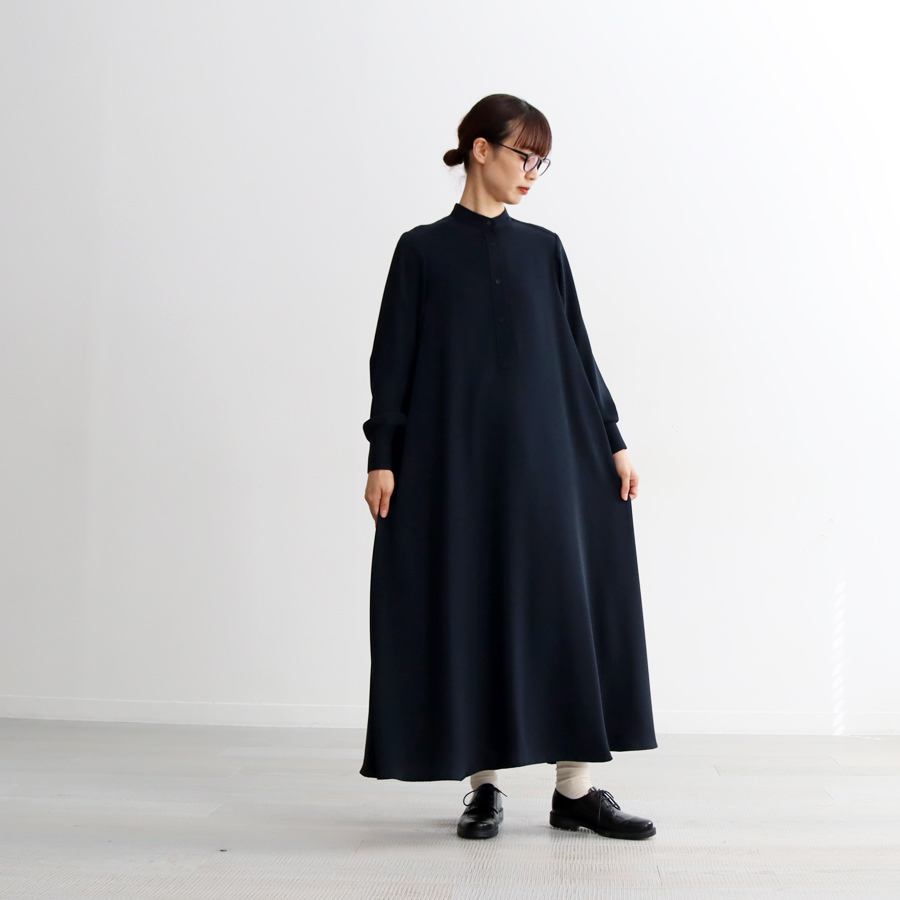 Graphpaper(グラフペーパー) Satin Band Collar Dress