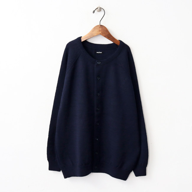 maillot(マイヨ) Wool Raglan Crew Cardigan (ウールラグランクルー