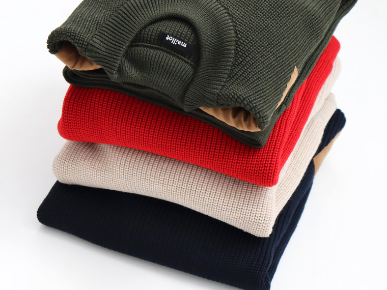 maillot mature(マイヨマチュア)　Wool Command Sweater (ウールコマンドセーター) MAK-23271