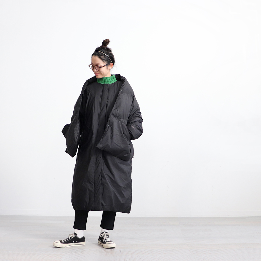 ナンガ　ダウンポンチョマフラー　ブラック 楽天市場】【SALE！20%OFF】ナンガ NANGA ダウン ポンチョ マフラー