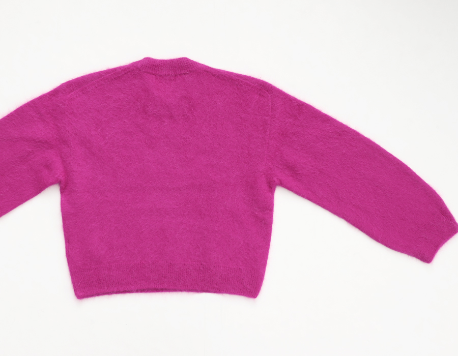 unfil (アンフィル) royal baby alpaca fur cropped sweater (ロイヤル