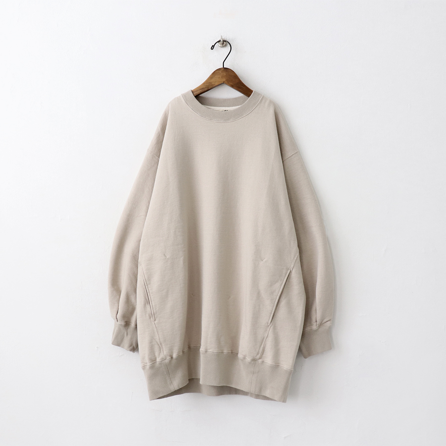 unfil (アンフィル) vintage cotton fleece oversized sweatshirt (裏 ...
