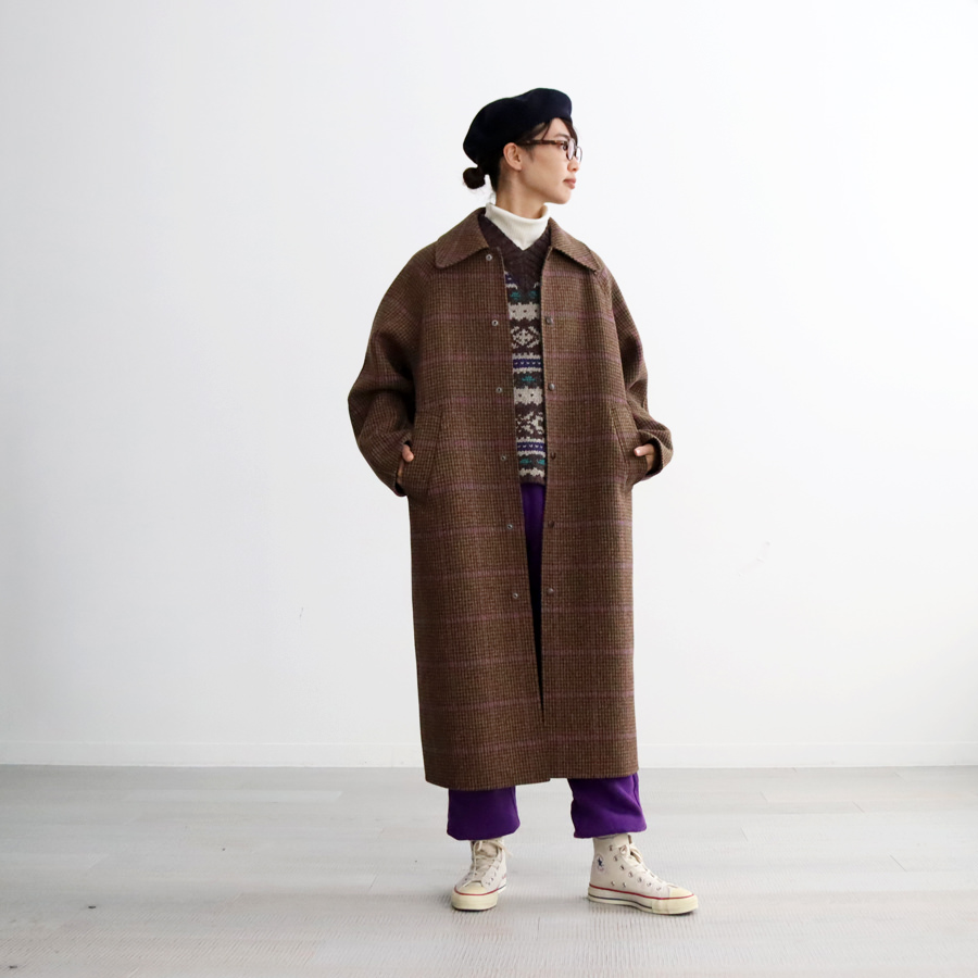 THE SHINZONE(ザ シンゾーン) BALMACAAN COAT CHECK