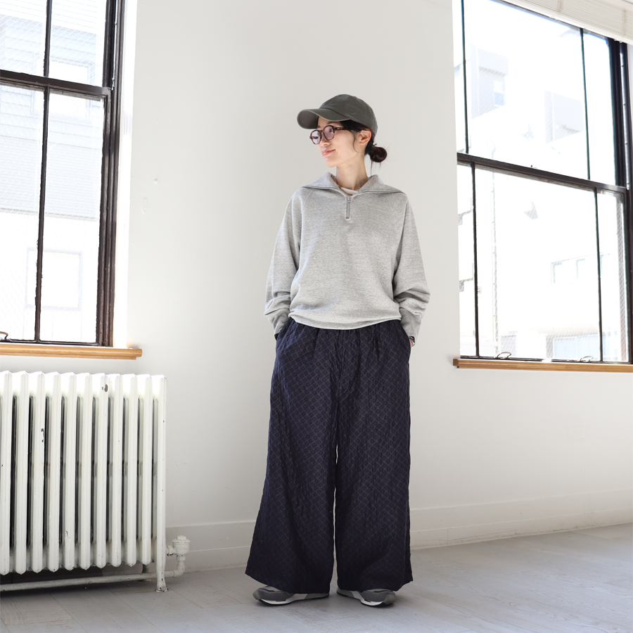 メゾンドソイル 新品 花柄パンツ キルティング ソイルmaisondesoil