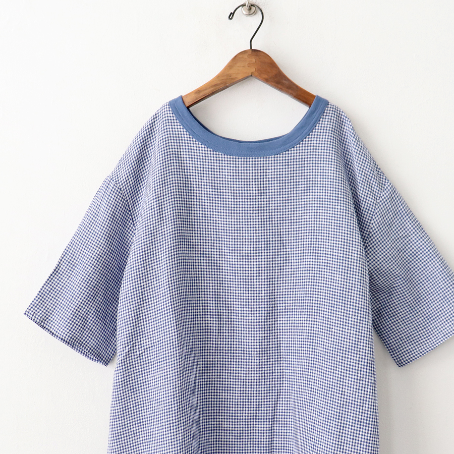 maillot 30％COUPON配布中 / linen rich back tuck half sleeve