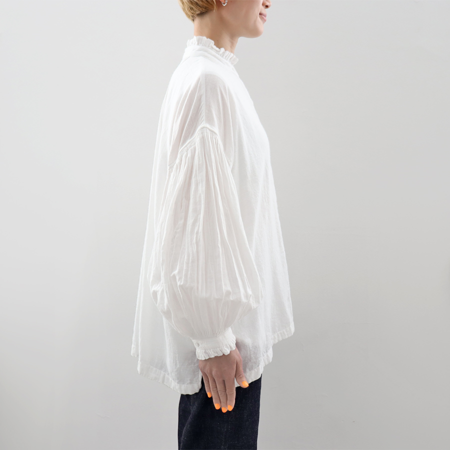 超美品]ソイル SOIL ピンタックオールレース ポンチョ ホワイト M 超美