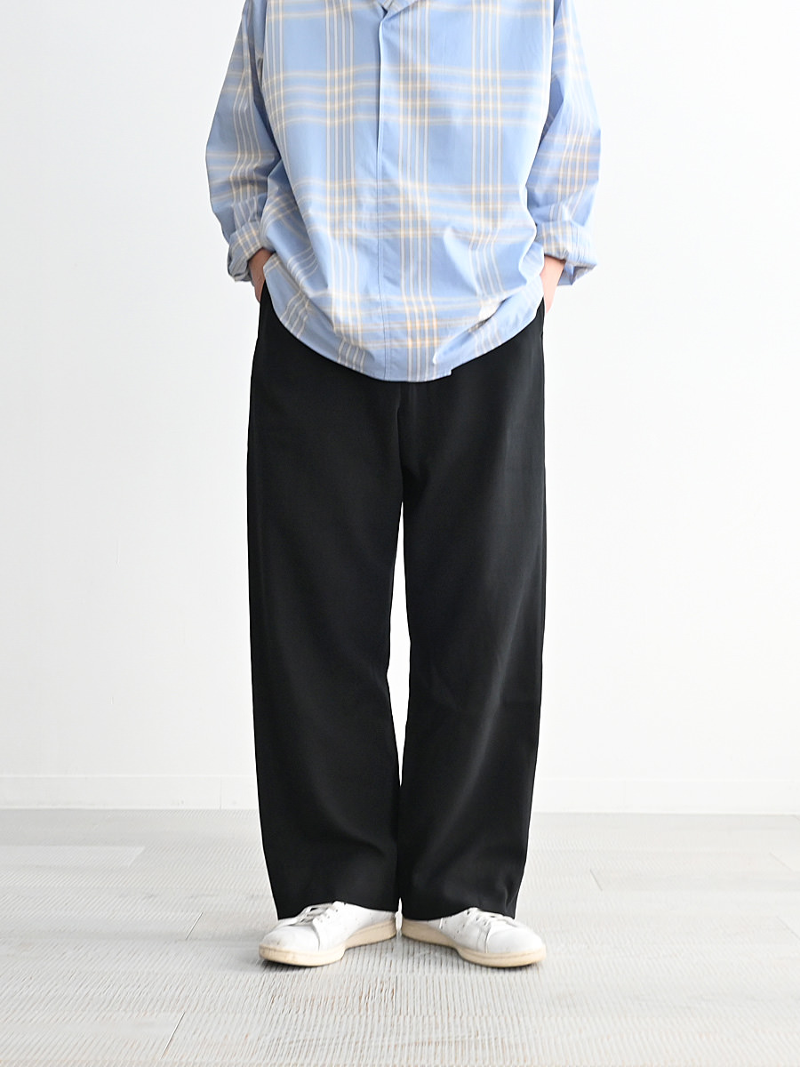 YAECA CONTEMPO(ヤエカコンテンポ) COTTON WIDE PANTS (55604) YAECA CONTEMPO(ヤエカコンテンポ) COTTON WIDE PANTS (55604)