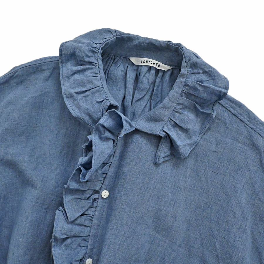 TOUJOURS ラッフルシャツ[YM42SS02] – CREER