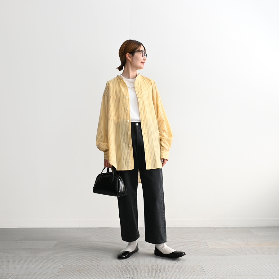 HATSKI (ハツキ) Back Buckle Black Denim -Black- HTK-22011-B