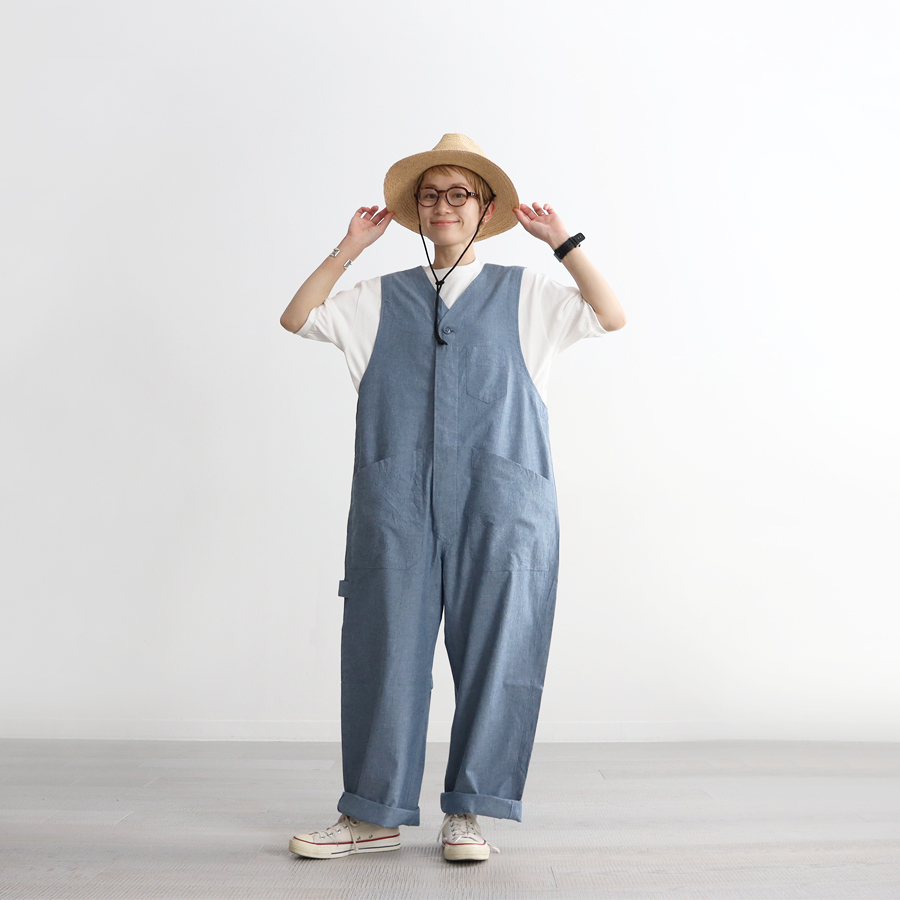 maillot (マイヨ) Dungaree W's Overall (ダンガリー