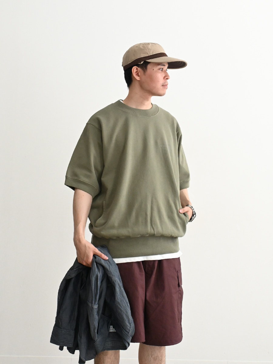 定2.0万 新品◆THE NORTH FACE PURPLE LABEL◆吸水速乾 パッチワーク 半袖 シャツ L ピンク◆ノースフェイス COOLMAX EcoMade◆afj J1173 定2.0万 新品◇THE NORTH FACE PURPLE LABEL◇吸水速乾 パッチワーク