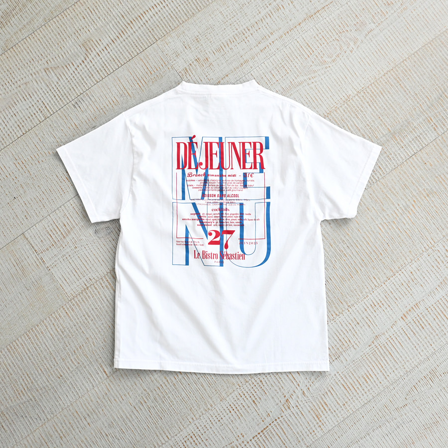 Shinzone シンゾーンSORBONNE PARIS Tシャツ★ソルボンヌ THE SHINZONE(ザ シンゾーン) BISTRO MENU TEE