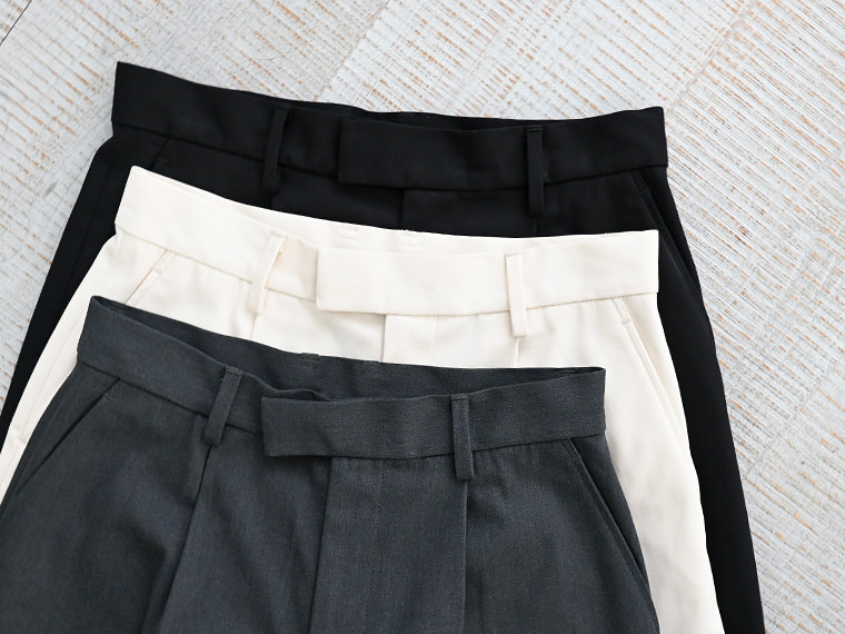 THE SHINZONE(ザ シンゾーン) SUMMER GABARDINE HALF PANTS