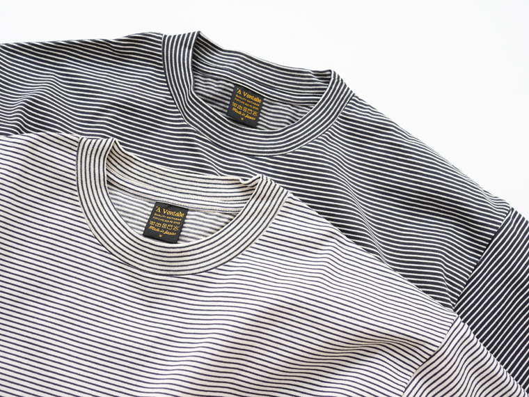 A Vontade（アボンタージ) Compact Border T-Shirts SS VTD-0635-CS