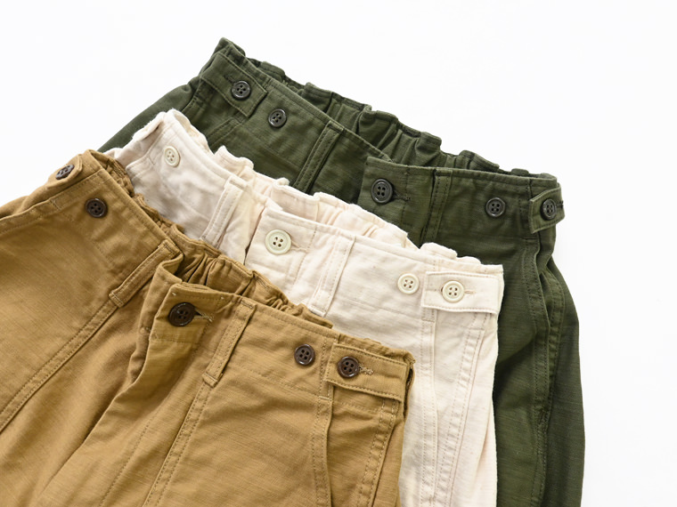 ORDINARY FITS(オーディナリーフィッツ） JAMES FATIGUE BACK SATIN