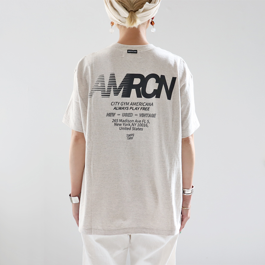 Americana プリントTシャツ SALON adam et ropé(サロン アダム エ ロペ) / 【Americana