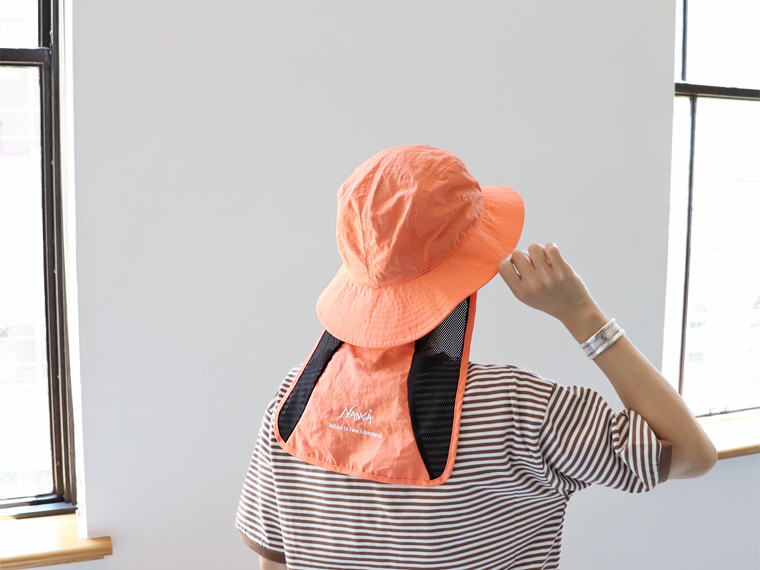 【新品未使用】ナンガ NYLON TUSSER SUNSHADE HAT Nylon Tusser Sunshade Hat(FREE BLK): NANGA