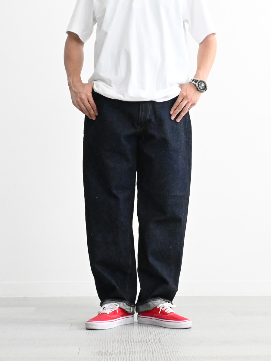 KAPTAIN SUNSHINE 5P Zipper Front Denim Pants