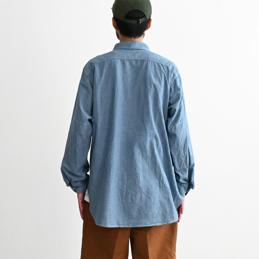 【新品未使用】エンジニアードガーメンツ デニム シャンブレー ワーク シャツ S ENGINEERED GARMENTS,22SS 大好きなシャンブレーとデニム