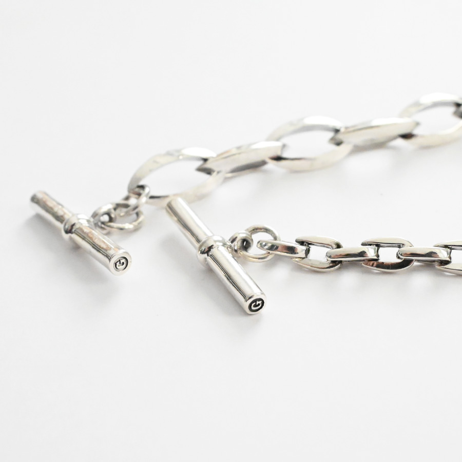 GENERAL(ジェネラル) 925 SILVER T-BAR BRACELET #GEN-052