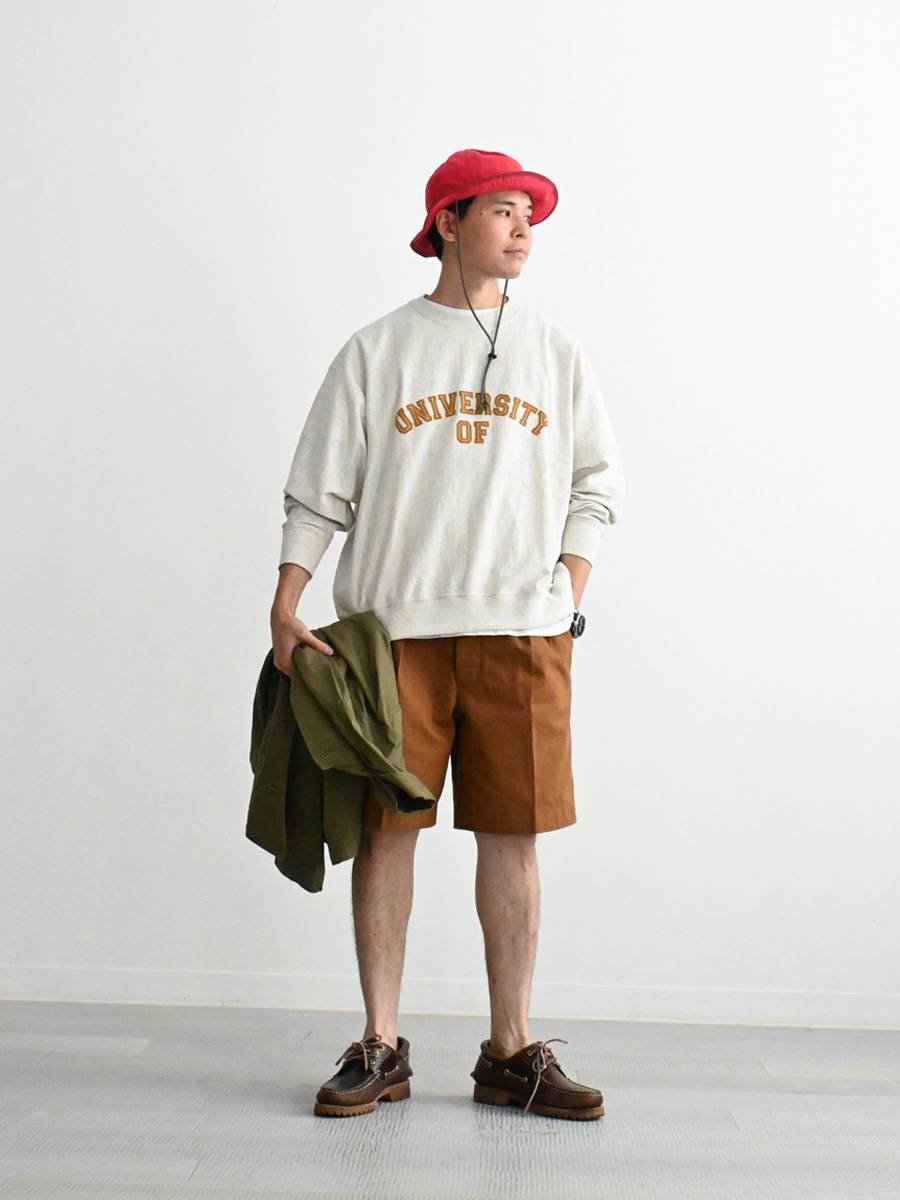 Sanca(サンカ) リバースウィーブ ユニバーシティ クルー