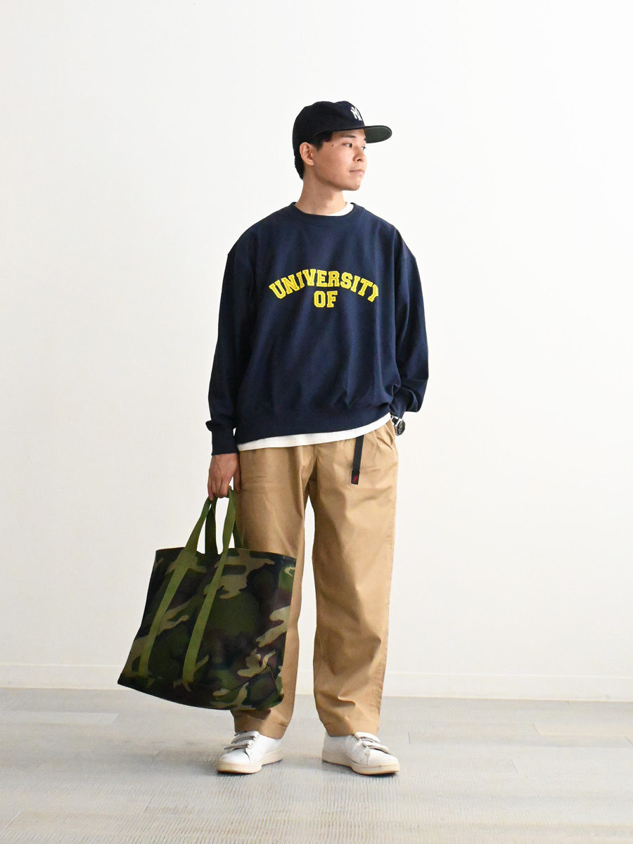 Sanca(サンカ) リバースウィーブ ユニバーシティ クルー