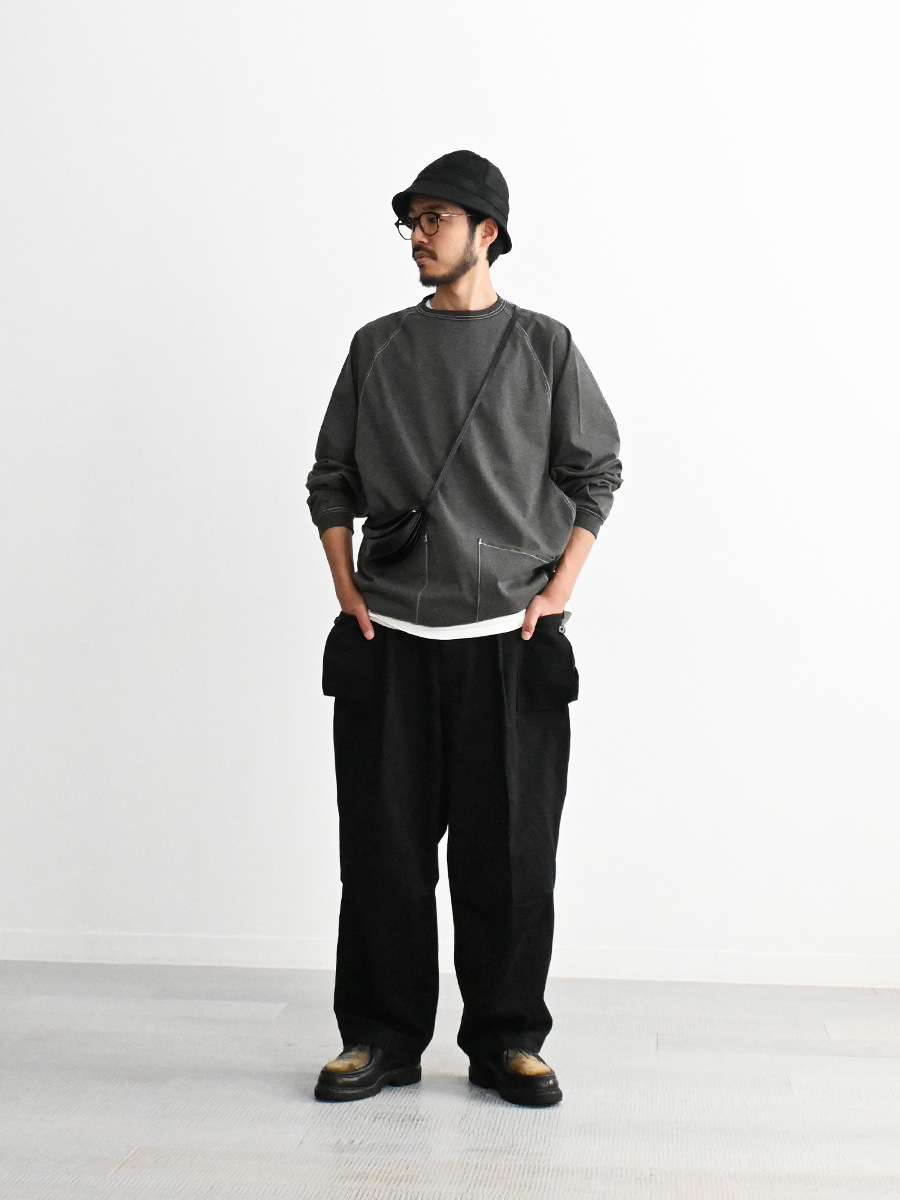 HAVERSACK (ハバーサック)　コットンサテン ミリタリーパンツ HAVERSACK コットンサテン ミリタリーパンツ