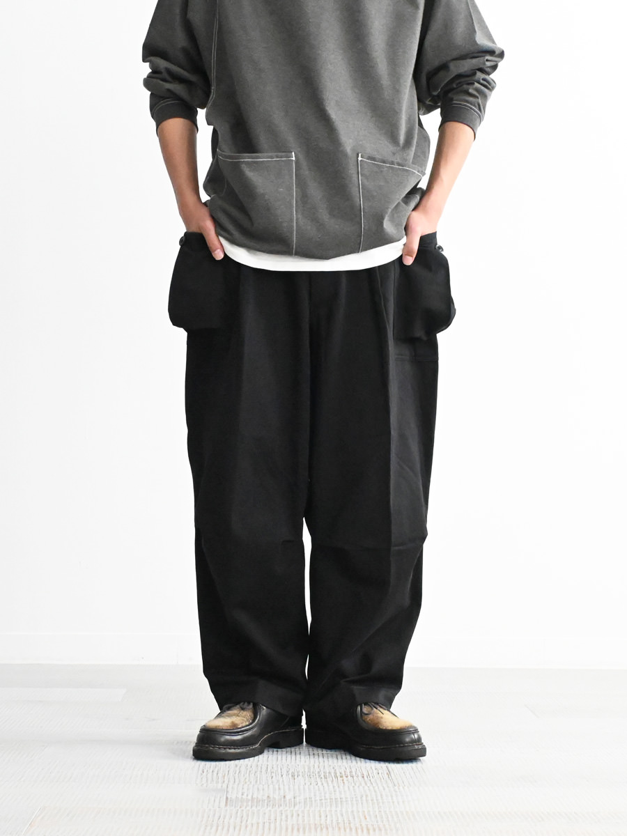 HaversackATTIRE パンツ HAVERSACK コットンサテン ミリタリーパンツ