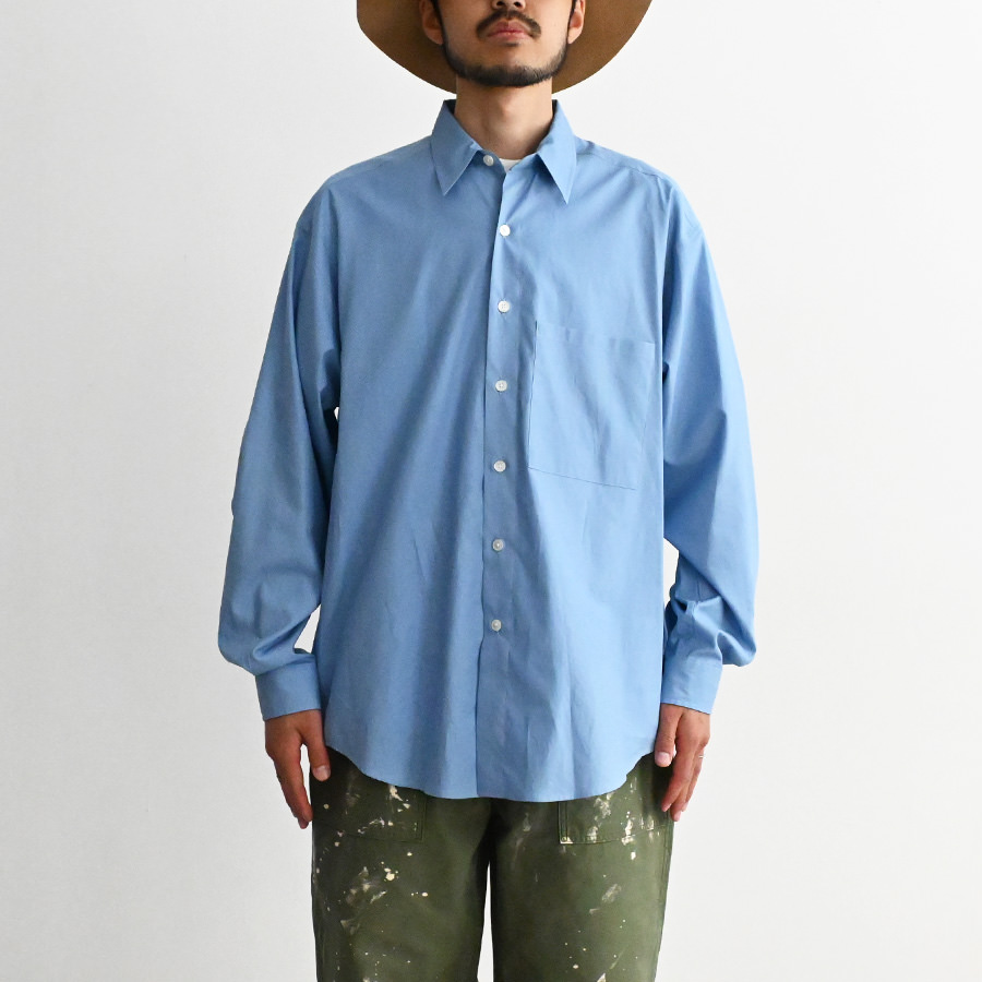 AURALEE (オーラリー) WASHED FINX TWILL BIG SHIRT