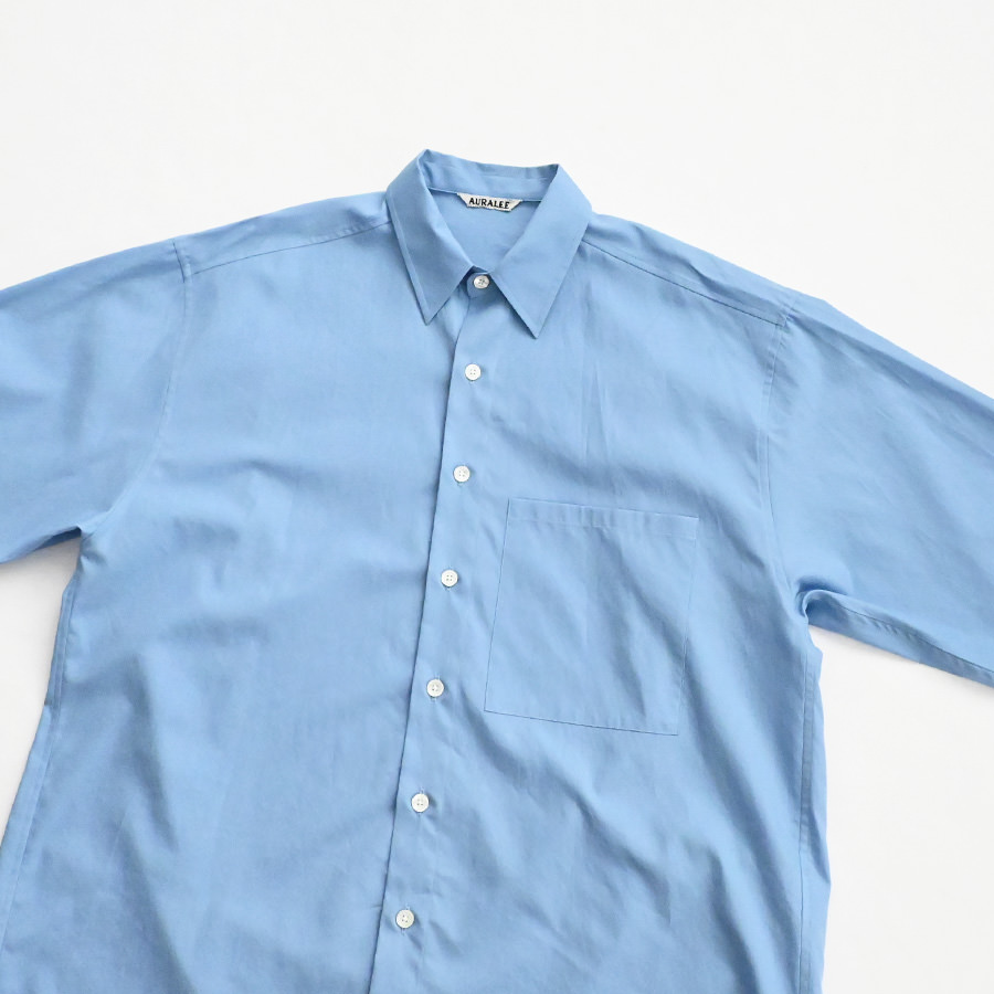 AURALEE / オーラリー　WASHED FINX TWILL SHIRT AURALEE(オーラリー) WASHED FINX TWILL BIG SHIRT (A25AS02TN