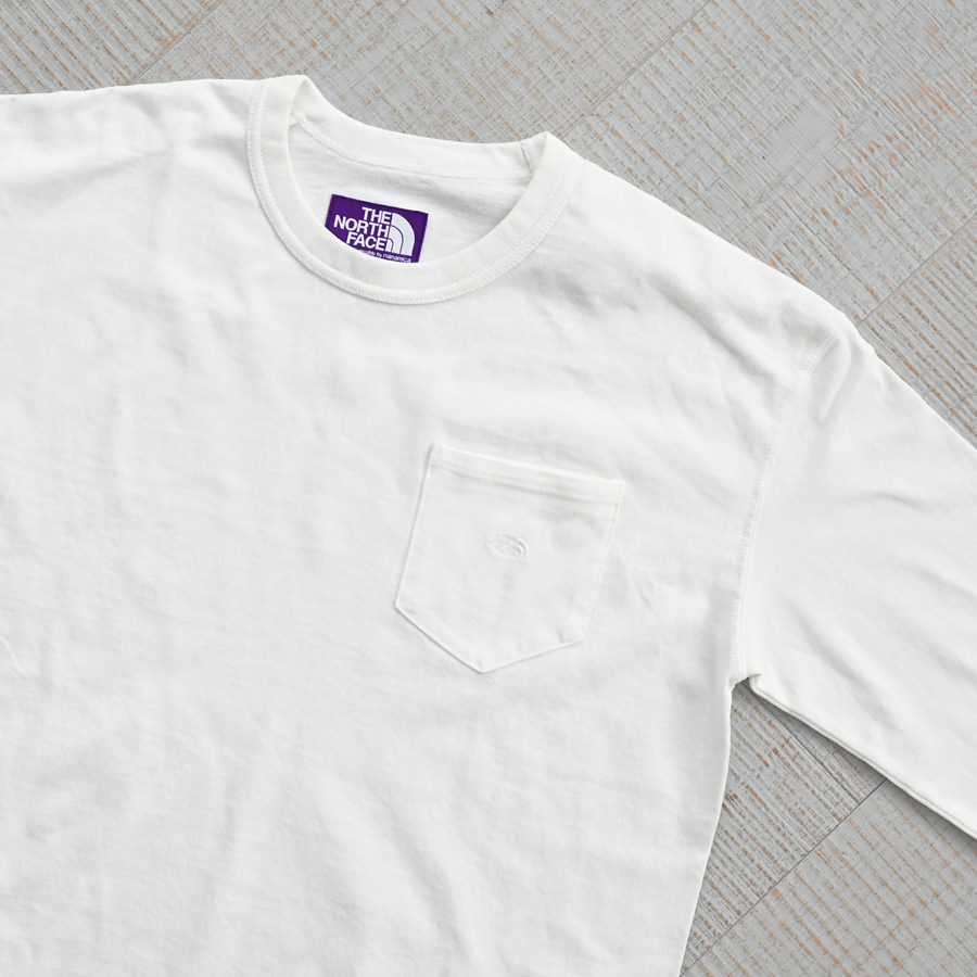 専用です　パープルレーベル　ポケットT　N25FT063　ホワイト　XL　新品① THE NORTH FACE PURPLE LABEL - 8oz Field Long Sleeve Pocket Tee