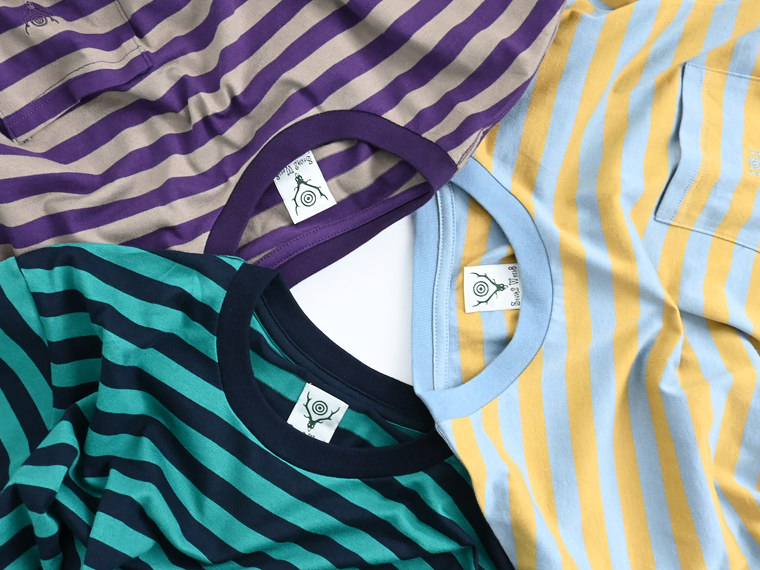 South2 West8(サウスツー ウエストエイト) L/S Round Pocket Tee