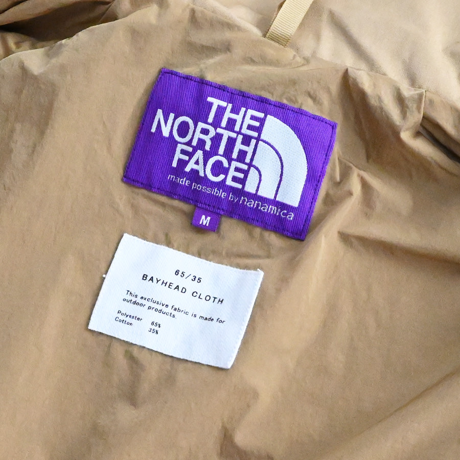 THE NORTH FACE BAYHEAD CLOTH Mサイズ nanamica / THE NORTH FACE Purple Label / Featured Product vol.66