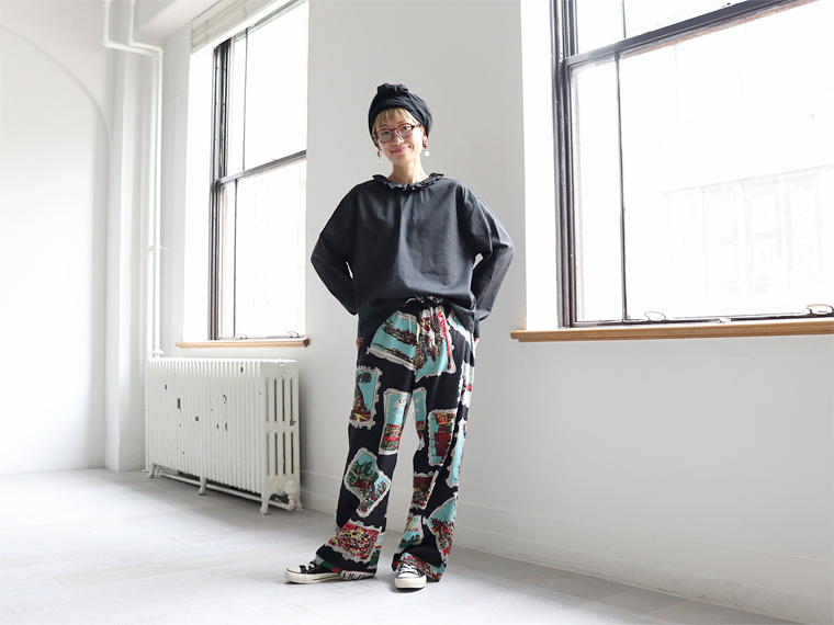 ≪Special Order≫ BINDU (ビンドゥー) バンダナ・イージーパンツ