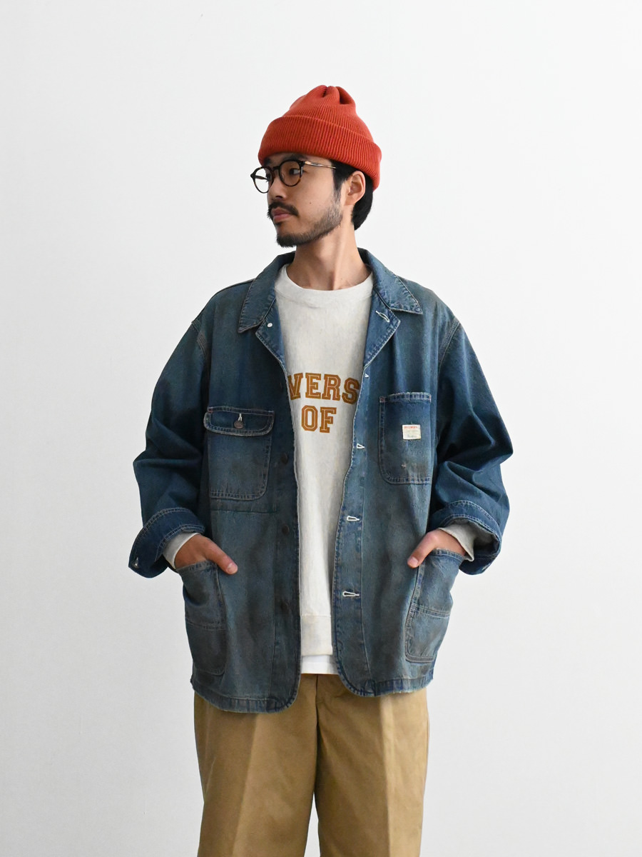 80's BIGMAC Coverall Jacket ビックマック BARNS OUTFITTERS × BIGMAC Denim Coverall【Collaboration】BR