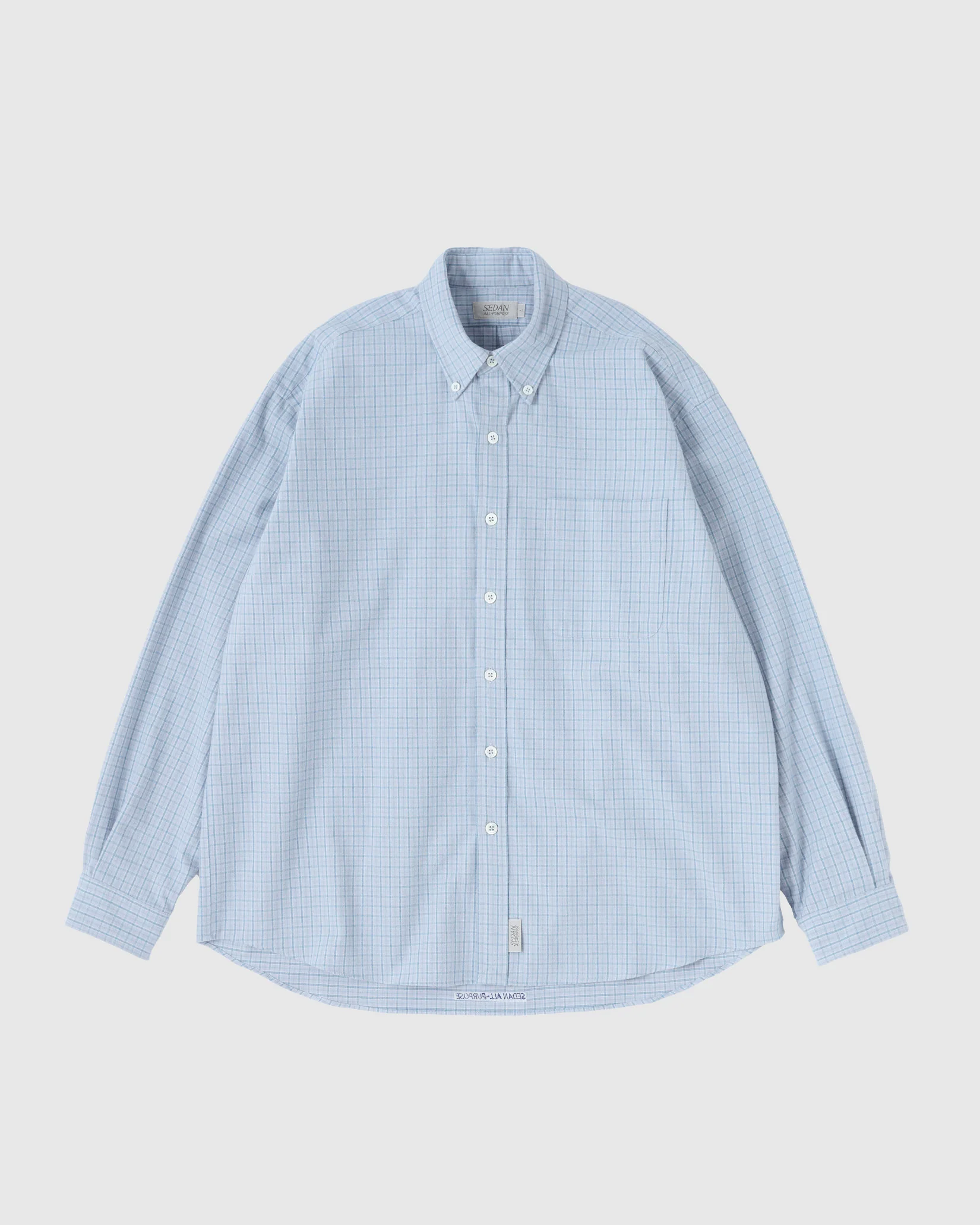 SEDAN ALL-PURPOSE (セダンオールパーパス) Twill Plaid Big BD Shirt