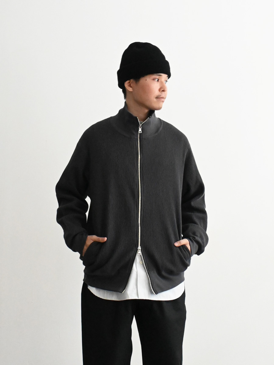 A Vontade（アボンタージ) Big Waffle Drivers Zip Cardigan VTD-0602-CS