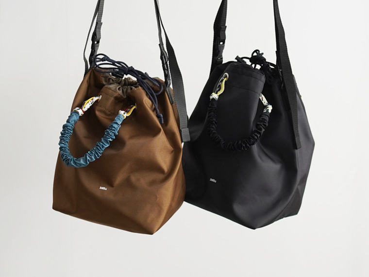 【新品】zattu ザッツ CORPY-LQ ナイロン2wayドローストバッグ zattu(ザッツ)｜CORPY-LQ ナイロン2wayドローストリングバッグ