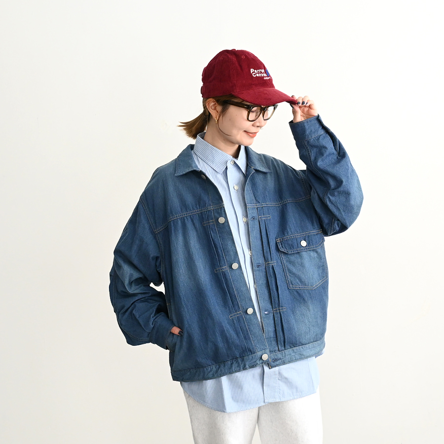 DAIWA PIER39 デニムジャケット　インディゴ ダイワ ピア39“インディゴ染め”速乾ナイロンジャケット＆ワックス調