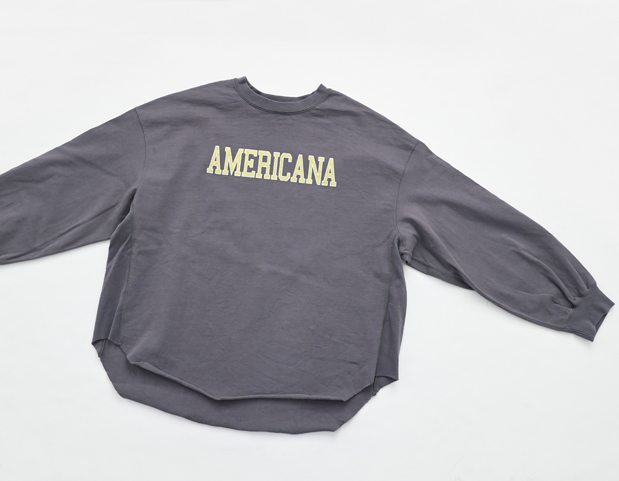 Americana (アメリカーナ) USED加工・長袖Tee