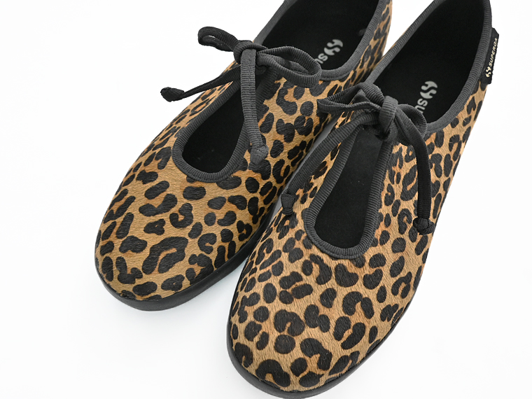 SUPERGA (スペルガ) レオパード・フラットシューズ